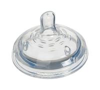 Vital Baby Nurture Fast Flow 6m+ Breast Like Feeding Teats 6pk, Triple Anti-Colic Valves, Flexible & Wide Neck, BPA-Free, Natural Transition for Bottle & Breastfeeding