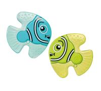 Vital Baby SOOTHE Fishy Friends Teether - Green & Blue