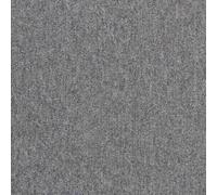 Vital Carpet Tiles 8302 Light Grey Contract Carpet Tiles For Domestic & Commercial Use, 20 Tiles Per Pack