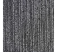 Vital Carpet Tiles 878316 Black Grey Contract Carpet Tile For Domestic & Commercial Use, 20 Tile Per Pack