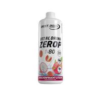 Vital Drink Zerop (1000ml) Dragon Fruit Lychee | Sugar-free, aspartame-free, low-calorie, with vitamin B1, B6 and niacin, mixing ratio 1:80, dragon fruit lychee flavour