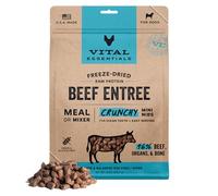 Vital Essentials Freeze Dried Dog Food, Raw Beef Mini Nibs Entree 14 oz