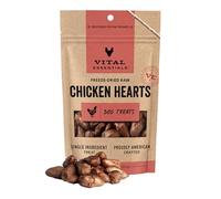 Vital Essentials Freeze Dried Dog Treats, Raw Chicken Hearts Treats for Dogs
