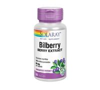 Vital Extracts Bilberry 60 Veg Caps 60 Mg by Solaray