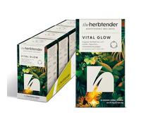 Vital Glow Organic Herbal Tea - Healthy Blend with Clove Tea, Cinnamon, Ginger & Reishi - Caffeine Free Herbal Teas - 72 x Individually Wrapped Tea Bags - 100% Organic Tea