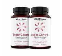 Vital Haven Blood Sugar Control Supplement Berberine + Cinnamon + Chromium - UK Made (Pack of 2)