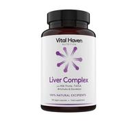 Vital Haven Liver Protector - Milk Thirsle, TUDCA, Dandelion Roots, Artichoke - UK Made