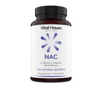 Vital Haven NAC Supplement - N-Acetyl-Cysteine 600mg + Selenium + ALA with VIT C/E - UK Made