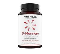 Vital Haven UTI/Bladder Supplement - D-Mannose + Cranberry Extract + Dandelion Root + Vitamin C - UK Made