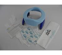 Vital Innovations 2730 - 13 2-in-1 Potette Plus Travel Potty, Blue/Navy