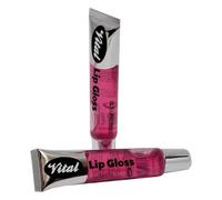 Vital Makeup Lip Gloss 03 Bubble Gum With Glitter