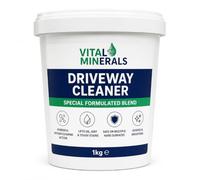 Vital Minerals Driveway Cleaner Powder, Acid Free Outdoor Surface Cleaner for Concrete, Block Paving, Tarmac & Patios, Oxygen Cleaning Formula, Up to 20m2, Made in UK