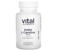 Vital Nutrients, Acetyl L-Carnitine, 500 mg, 60 Vegan Capsules