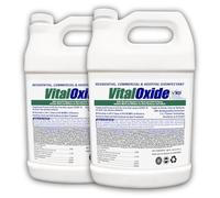 Vital Oxide Disinfectant, Deodorizer, Cleaner - Kills Mold & Mildew, Eliminates Odors (Gallon) - 2-Pack with Applicator Mitt - Disinfecting All-Purpose Household Multisurface Cleaning Supplies