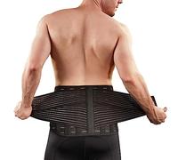 Vital Salveo-Adjustable Germanium and Bamboo Charcoal Lower Back Support Relieve Back Pain, Sciatica C-Fit (XX-Large)