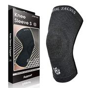 Vital Salveo-Compression Joint Protection Recovery Knee Sleeve/Brace S-Support, Pain Relief, Sports and Daily wear-Dark Grey (1PC) Small