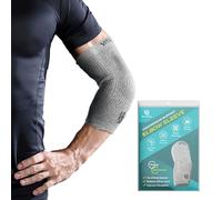 Vital Salveo- Fitness Mild Compression Support Elbow Sleeve/Brace Joint Inflammation, Athletic (1 PC) (Medium)