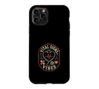 Vital Signs and Vibes - Medical Heart Healthcare Case for iPhone 11 Pro