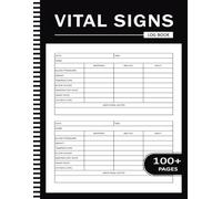 Vital Signs Log Book For Personal Use Or Caregivers To Manage Health