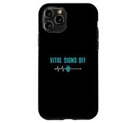 Vital Signs Off Funny Mortuary Science An Autopsy Technician Case for iPhone 11 Pro