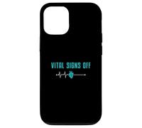 Vital Signs Off Funny Mortuary Science An Autopsy Technician Case for iPhone 12/12 Pro