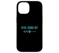 Vital Signs Off Funny Mortuary Science An Autopsy Technician Case for iPhone 14
