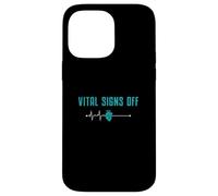 Vital Signs Off Funny Mortuary Science An Autopsy Technician Case for iPhone 14 Pro Max