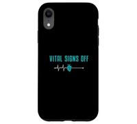 Vital Signs Off Funny Mortuary Science An Autopsy Technician Case for iPhone XR