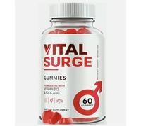 Vital Surge Gummies - Energy, Vitality & Stamina Support, Vegan, Natural Formula, 60 Gummies, Slim Warriors