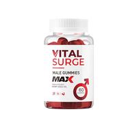 Vital Surge MAX Male Enhancement Gummies - 60 Gummies, Natural Vitality Support for Men with Herbal Blend & Nutrients, Vegan, GMP-Certified, Supplement Heaven