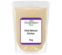 Vital Wheat Gluten 1kg by Virgolden - Protein Source, High Fiber, Vegetarian & Vegan-Friendly, Keto, Seitan, Non GMO