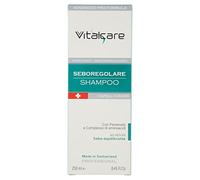 Vitalcare | Swiss Sebo-Regulating and Sebo Normalizing Shampoo with Sebo Balancing Activity, Panthenol and Amino Acid Complex, 250 ml