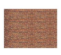 VitalCozy 10 x 8 ft Christmas Brick Wall Backdrop for Photography Polyester Fabric Brick Backdrop Photo Studio Props Banner for Graduation Newborn Birthday Party (Dark Red)