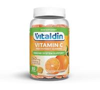 VITALDIN Vitamin C Gummies 240mg for Kids & Adults - 80 Gummies | Gummies That Support the Immune System; Gluten Free, Orange Flavour; 1 Serving per Day (40 Days).