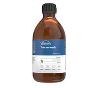 Vitaler’s Omega-3 Cod Liver Oil | Norwegian Fish Oil 1200 mg | EPA, DHA, Vitamins A, D, E | Mint | 250 ml