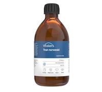 Vitaler’s Omega-3 Cod Liver Oil | Norwegian Fish Oil 1200 mg | EPA, DHA, Vitamins A, D, E | Unscented | 250 ml