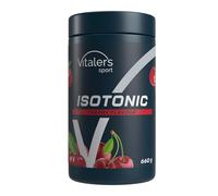 Vitaler’s Sport Isotonic - Electrolyte Powder with Taurine, Magnesium, B Vitamins - 660 g / 30 Servings - Vegan, No Preservatives, Pure Composition (660 gr, Cherry)