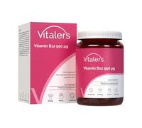 Vitaler’s Vitamin B12 950 µg, 120 Vegan Tablets, Methylcobalamin, 4 Months Supply, No Preservatives