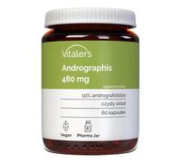 Vitaler's Andrographis 480 mg - 60 Capsules, Vegan, 2 Months of Supplementation, No Preservatives, Pure Composition