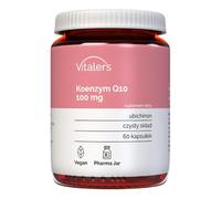 Vitaler's Coenzyme Q10 100 mg - 60 Capsules, Vegan, 2 Months of Supplementation No Preservatives, Pure Composition