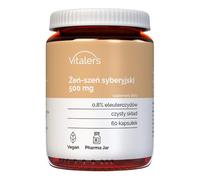 Vitaler's Siberian Ginseng (Eleuthero) - 60 Capsules, Vegan, 2 Months of Supplementation No Preservatives, Pure Composition
