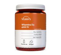 Vitaler's Vitamin D3 4000 IU - 240 Capsules, 8 Months of Supplementation, No Preservatives, Pure Composition