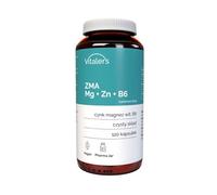 Vitaler's ZMA, Mg 240 mg + Zn 15 mg + B6 10 mg - 120 Capsules, Vegan, 2 Months of Supplementation, No Preservatives, Pure Composition