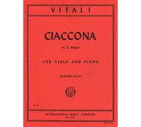 Vitali - Chaconne in g For Viola & Piano Published by International Music Company