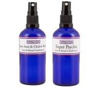 Vitali-Chi Aura and Room Spray Bundle | Super Psychic | Super Aura & Chakra Repair | Contains Pure Essential Oils 50 ml*2