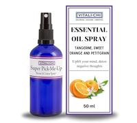Vitali-Chi Essential Oil Spray with Tangerine, Sweet Orange & Petitgrain| Uplifts Mood, Supports Resilience | Air Freshener, Aura, Room & Linen Spray - 50 ml