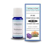 Vitali-Chi Meditation Pure Essential Oil - 10ml | with Lavender & Elemi | for Diffusers, Aromatherapy, Skin Care, Massage & Bath Oil