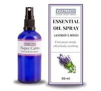 Vitali-Chi Sleep Ezy - Natural Pillow & Linen Spray with Lavender & Chamomile Essential Oils |Relaxing Bedtime Mist for Deep Sleep, Anxiety Relief, Relaxation & Calming Room Freshener - 50 ml