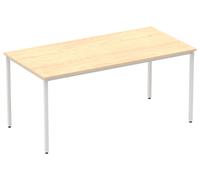 Vitali Rectangular Meeting Table (Square Legs), 160wx80dx73h (cm), Maple