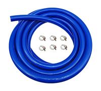 Blue Beer Gas Line Air Hose,Co2 Tubing Hose ID 5/16" OD 9/16 Length 10ft with 6pcs Hose Clamps for Kegerator Draft Beer Brew by VitaLifePower